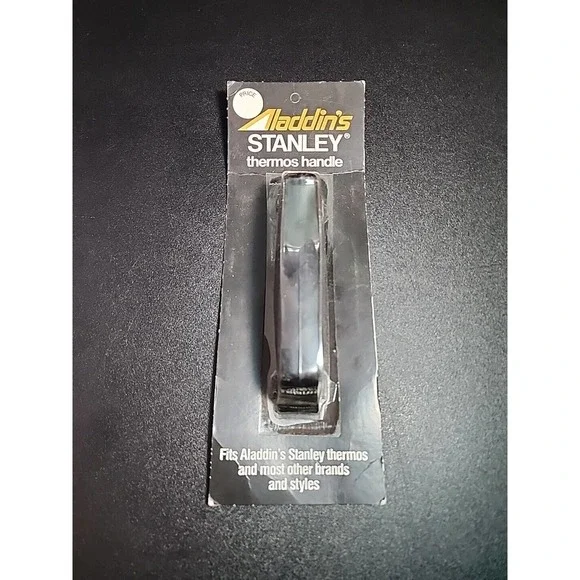 Vtg Orvis Portable Leather Picnic Tote Case 2 Stanley Aladdin Thermos & Handle - Picture 3 of 14